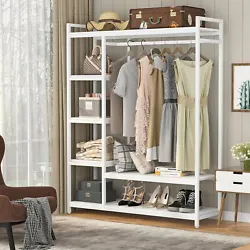 It fits your walk-in closet or creat storage in any room! [Freestanding & Portable Closet]: The portable storage...
