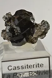 Cristallisation de Cassiterite provenant deLa Paz, Bolivie.