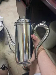 a perfect condition stainless steel kettle