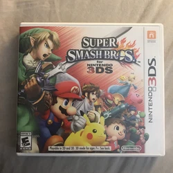 Super Smash Bros Nintendo 3DS NO GAME just Case and manual only. In excellent like new condition. Smoke-free Petfree...