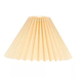 If you are, look at here. It is decorative and stylish, what a perfect decoration for your lamp! - Pleated lamp shade...