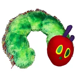 Eric Carle The Very Hungry Caterpillar Neck Pillow Plush Stuffed Animal Soft.