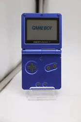 Console Nintendo game boy advance sp (GBA SP) bleu blue 100% fonctionnelle PALLe son est okLe retroéclairage...