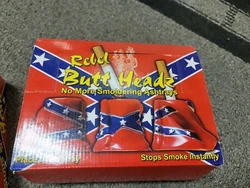 Rebel Butt Headz Ashtray Box of 24 Hard to Find.