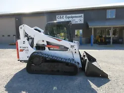 Just arrived is a nice well maintained 2019 Bobcat T770! Fully loaded cab with Heat A/C, air ride, 2 speed, and more!...