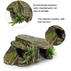 Natural stone look makes it easily integrate in any type of terrarium. Easy to climb for tortoise and provides a secure...