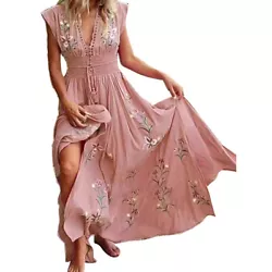 Style: fashion,boho. Length: maxi. Occasion: beach,party. Pattern: floral print. Thickness: thin. Color: light...