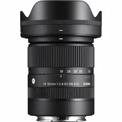 Sigma 18-50mm f/2.8 DC DN Contemporary Lens for FUJIFILM X. SIGMA U.S. AUTHORIZED DEALER. It can also be used for...