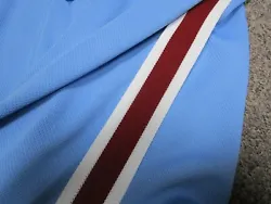 You are looking at the PHILADELPHIA PHILLIES trim that they wear on their on old throwback powder blue pants. You just...