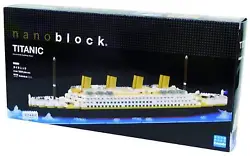 Voici le célèbre TITANIC à construire en mini briques NANOBLOCK, passionnant, étonnant, titanesque ! Une maquette...