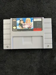 Waynes World SNES (Super Nintendo, 1993) Cartridge Only Tested. Cart only , tested