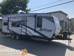 Very versatile floor plan with a front bedroom and sleeping for 6. 14’2” of cargo area, 6,820 dry weight, 100...
