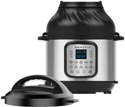 Eliminate the need for multiple kitchen appliances with the Instant Pot Duo Crisp 8-quart pressure cooker and air fryer...