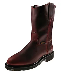 Color Shedron. Goodyear Welt Construction. Genuine Leather Work Boots. This boots run 1/2 number bigger. Great boots at...