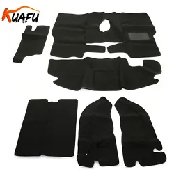 For 1997-2006 Jeep Wrangler TJ. Part Type: Carpet/Rug Mat. Installation Location: Floor around entire car. Color:...