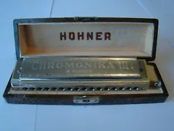 Rare harmonica ancien Chromomonica III Hohner. Rc a387748502. Antiquités Brocante Barberis. Noubliez pas de majouter...