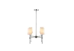 Globe Electric Jules 4-Light Chandelier with Acrylic Crystal Accents.