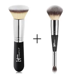 Specifications: 2pcs - Look at the picture. 2 BRUSHES : 1 PC 6# BUFFERING BRUSH. 1 PC 7# DOUBLE END BRUSH.