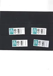 Tres beauX timbres :adhesifs de feuille X 1 plus roulette adhesive plus timbre de carnet,plus roulette gommée.