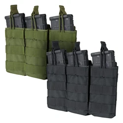 Condor Triple Rifle Open Top Mag Pouch - MA27 Triple Rifle Open Top Mag Pouch, Black Holds 3 of virtually any sporting...