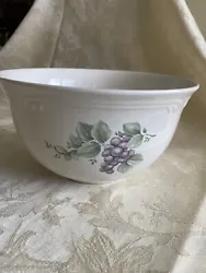 pfaltzgraff grapevine 8 1/4” mixing bowl. This bowl is in excellent condition with no chips, cracks or crazing, a few...