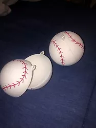 2 EMPTY baseballs for gender reveal or party accessory. Connect the 2 sides of the ball by pushing them together Not...