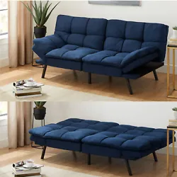 This futon boasts a sleek and contemporary design that adds a modern flair to any room. Whether youre in the mood for a...