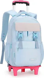 【Material】The solid color girls school bag is made of high density Nylon fabric, lining is polyester, waterproof,...