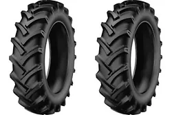 Tractor Lug Tires. Heavy Duty 6 ply rated WITH Tubes. Rim Width ( in ): 4. Tread Depth ( 32nds ): 23. SET OF TWO.
