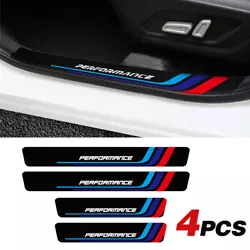 Type: Car Door Threshold Sill Sticker. 4x Door Sill Protectors. Universal fit for BMW. Eye-catching look - 3D carbon...