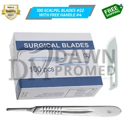 While Your Other Disposable Scalpel Blades # 22 May Be Too Dull, Not Sharp Enough, Not Sterile, Flimsy Or Difficult To...
