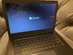 HP Touch Chromebook 14 inch (32GB, AMD A4,1.5GHz,4GB) Laptop - Chalkboard Gray -.