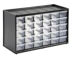 This 30-drawer bin system is perfect for organizing all your tools and small parts. The stackable design allows you to...