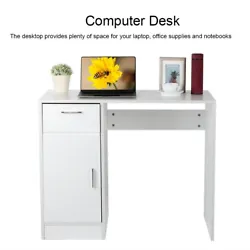 The drawer has plastic runners, so it slides in and out smoothly. The desktop provides plenty of space for your laptop,...