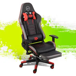 90-Degree to 170-Degree Reclineable Back Rest. 1 X Office Gaming Seat. High Performance Racing Spec. 300Lbs maximum...