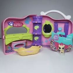Condition is Excellent Pre-owned. Set includes Newborn Nursery Carrying Case, pet bed, changing table new unopened pet...