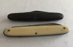 LOT 2 PETITS COUTEAUX PLIANTS ANCIENS EN L’ETAT REF69058.