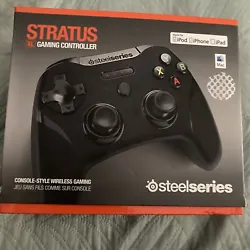 SteelSeries Stratus XL Wireless Game Controller Gamepad for Apple TV, iOS, & Mac.