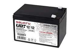 ●Salicru UBT 12/12 Batterie AGM rechargeable 12 Ah/ 12 V. Technologie batterie: Sealed Lead Acid (VRLA) Couleur du...
