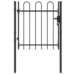 Ce portail de jardin formera une barrière pratique et en style contemporain, qui séparera votre jardin du monde...