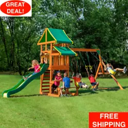 Introduce your kids to a delightful way of staying active and enjoying outdoor play with the Backyard Discovery Tucson...