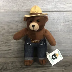 SMOKEY THE BEAR Plush 7” Stuffed Toy Small Collection Smokey Signals Inc.. Brand new with tags!See pictures for...