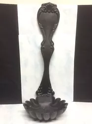 Vintage Wall Shell Sconce Cast Aluminum EMIG 1404 Black Scallop Ladle Spoon 15”.