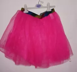 Womens Tutu Skirt size M / L  Claires dead-stock neon pink W6