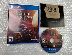 The Eternal Cylinder (Sony Playstation 4 PS4) CIB Complete w/ Manual. Case shows light wear and scratches, indents....