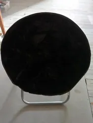 Saucer Chair (Black) Max Weight 225.