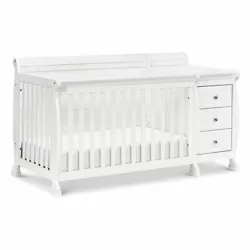 Featuring ample storage, classic design and a detachable changer that can be easily repurposed, this crib is sure to...