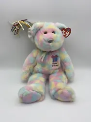 TY Beanie Baby Buddy - Birthday Buddy Bear (14 inches) Multicolor Bear NWT 2003. Condition is “New” with original...