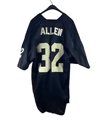 Marcus Allen 1983 Oakland Raiders #32 Mitchell & Ness Throwback Jersey Size 58 3XL-4XLShow off your love for the...