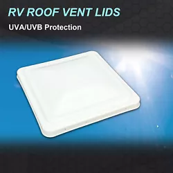 This RV Roof Vent Cover is designed to allow fresh air ventilation and light into your RV, rain or shine, so you can...